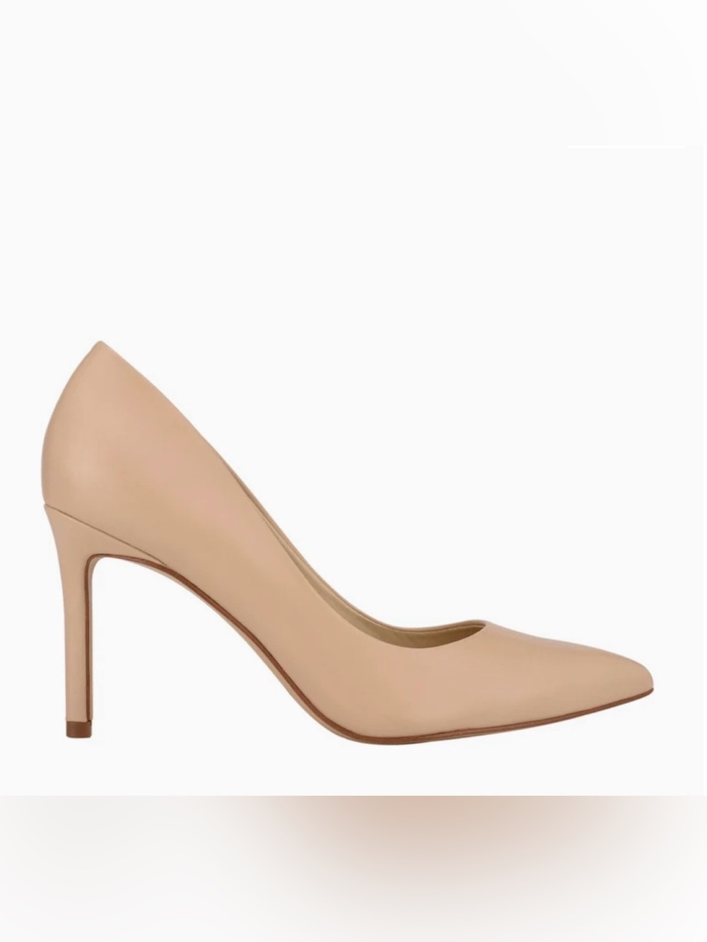 Nine West Ezra Pointy Toe Pumps US women 9.5 M Ivory Leather